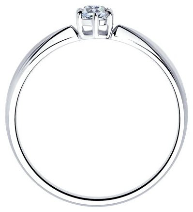 Кольцо Diamant 94-110-01376-1 размер 17 вес 1.05 г серебро, фианит купить,8123