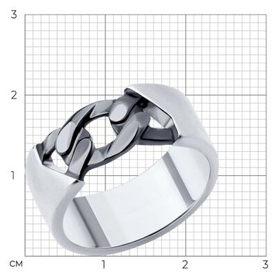 Кольцо Diamant 94-110-02125-1_20 размер 20 вес 9.14 г серебро, без вставок купить,0