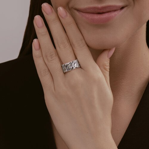 Кольцо Diamant 95-110-02123-1_21 размер 21 вес 9.12 г серебро, без вставок купить,40014