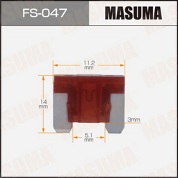 Предохранитель Masuma FS-047 7.5A 