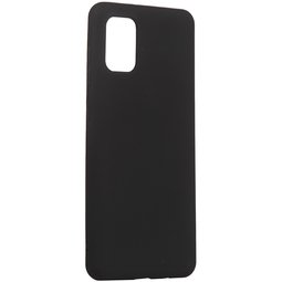 Чехол A-case Silicon Case для Samsung A02S черный