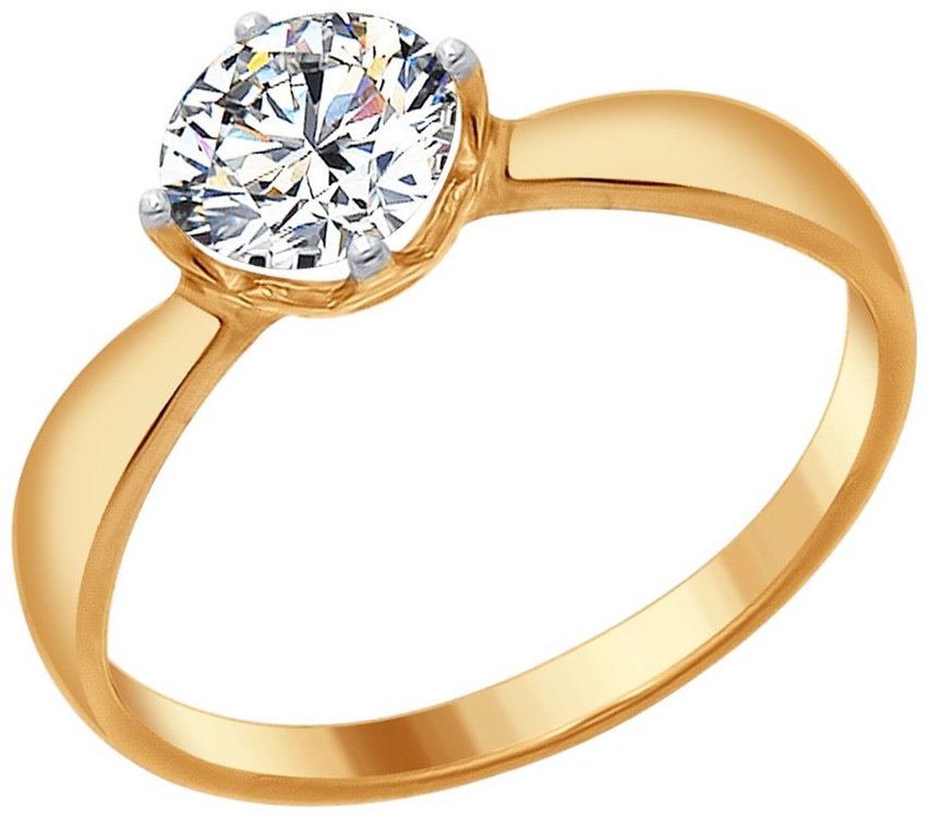 Кольцо SOKOLOV 89010096-sk18 размер 16 вес 1.53 г серебро, фианит Swarovski купить,14535