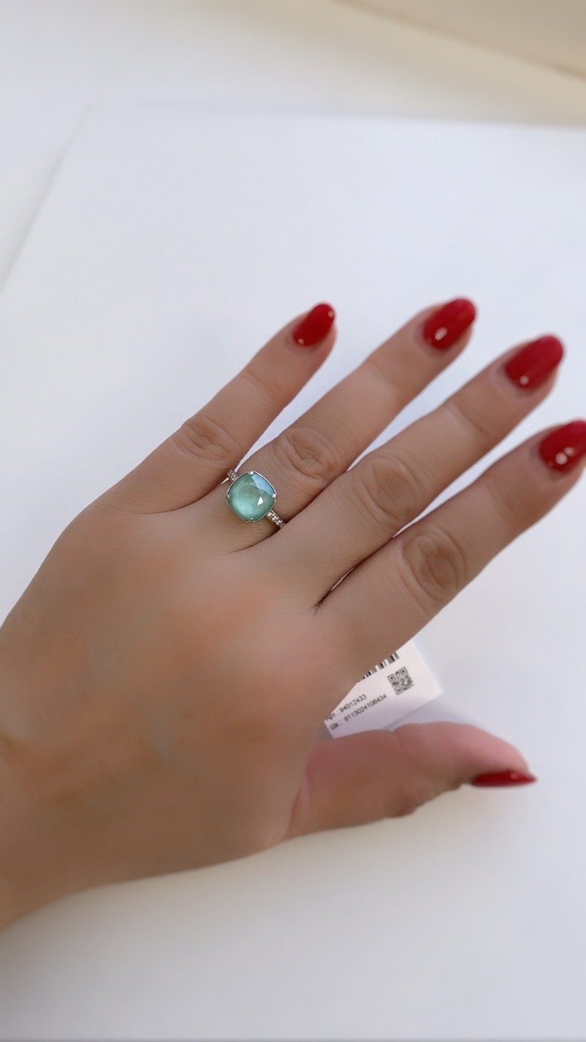 Кольцо SOKOLOV 94012433 размер 17.5 вес 3.14 г серебро, кристалл Swarovski купить,32072