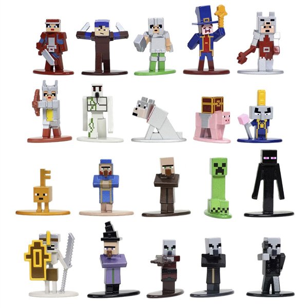 Набор фигурок Jada Toys Nano Metalfigs Minecraft  волна 4 20 штук купить,NaN