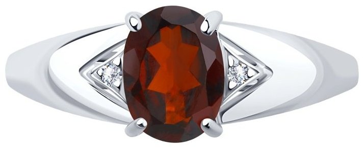 Кольцо SOKOLOV 92011505 размер 17.5 вес 1.88 г серебро, гранат - ForteMarket Кольцо SOKOLOV 92011505 размер 17.5 вес 1.88 г серебро, гранат купить,0
