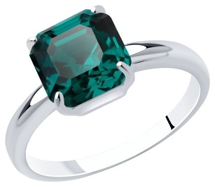 Кольцо SOKOLOV 94013125 размер 17.5 вес 2.29 г серебро, фианит купить,15883