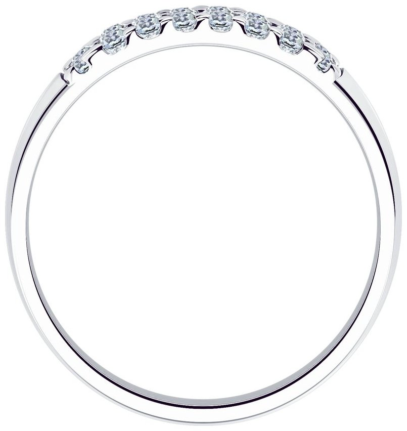 Кольцо SOKOLOV 94011716 размер 18.5 вес 1.2 г серебро, фианит купить,NaN