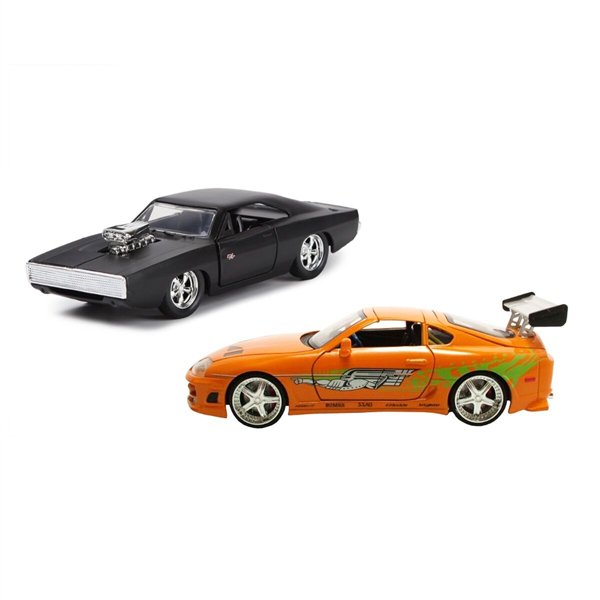 Набор машинок Jada Toys 1:32 1970 Dodge Charger&1995 Toyota Supra