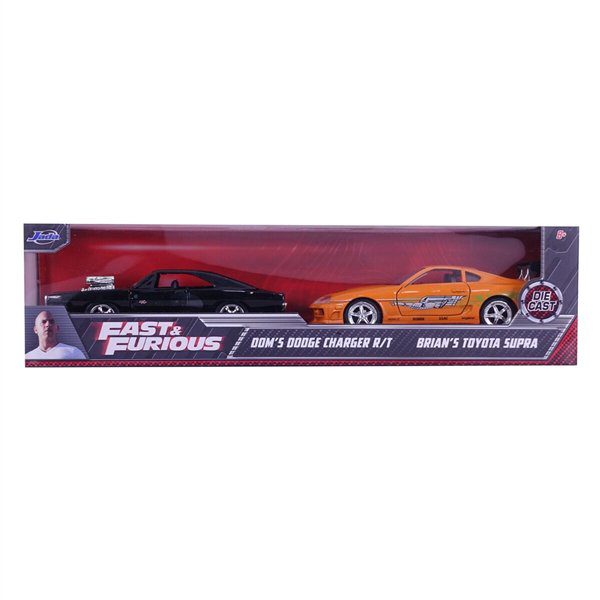 Набор машинок Jada Toys 1:32 1970 Dodge Charger&1995 Toyota Supra