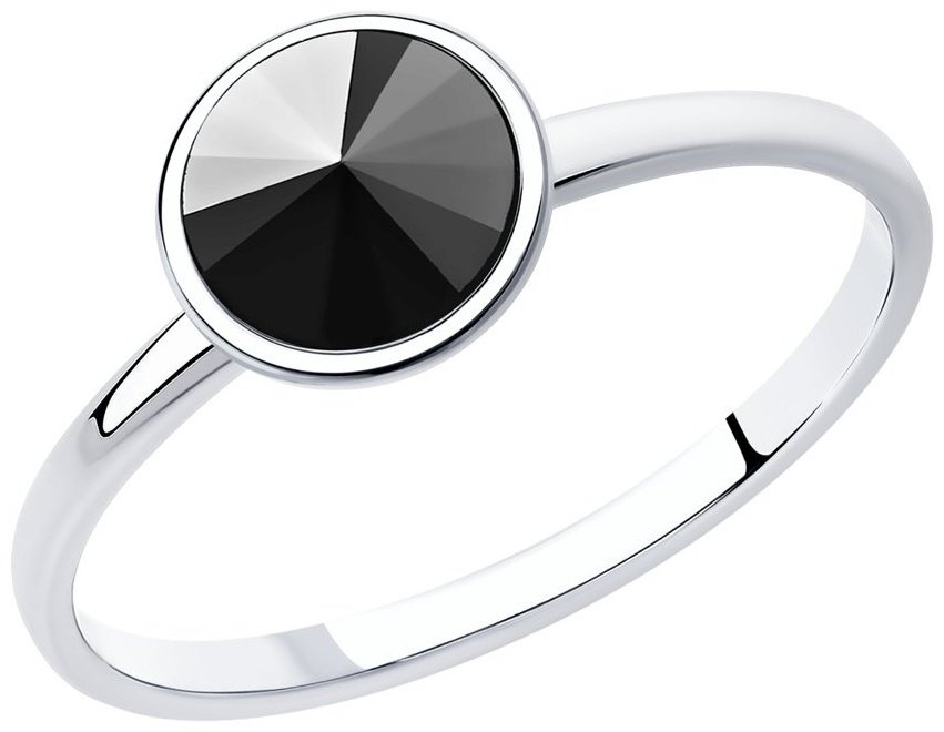 Кольцо SOKOLOV 94013345 размер 16.5 вес 1.02 г серебро, кристалл Swarovski купить,23884