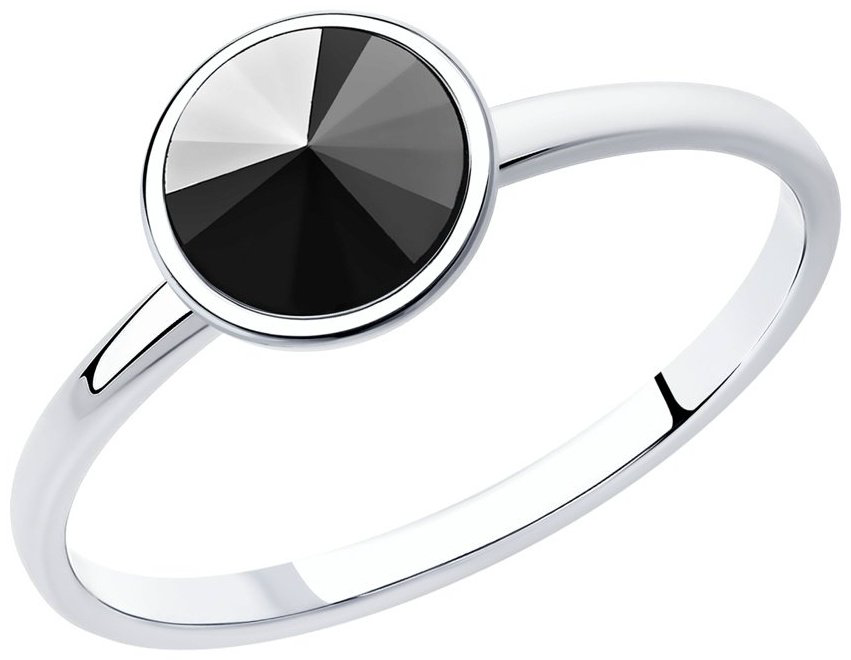 Кольцо SOKOLOV 94013345 размер 16.5 вес 1.02 г серебро, кристалл Swarovski купить,23884
