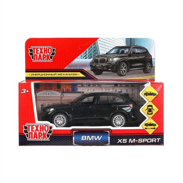 Машинка Технопарк  BMW X5 M-Sport 12см черный купить,NaN