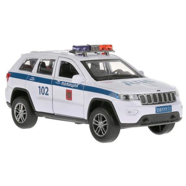 Машинка Технопарк  Jeep Grand Cherokee полиция 12см купить,NaN