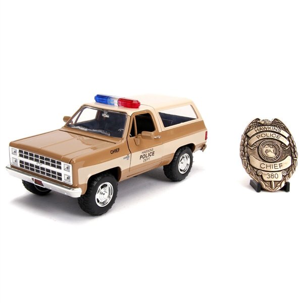 Машинка Jada Toys 1:24 Stranger Things 1980 Chevy K5 Blazer&Badge купить,NaN