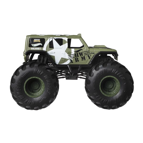 Машинка Hot Wheels Monster Trucks 1:24 Jeep купить,NaN