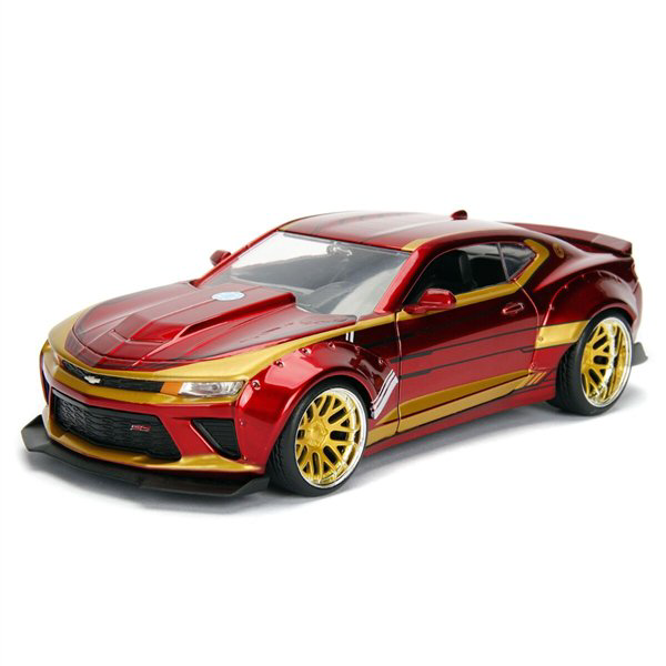Игровой набор Jada Toys 1:24 Машина с фигуркой 2016 Chevy Camaro SS&Ironman купить,NaN