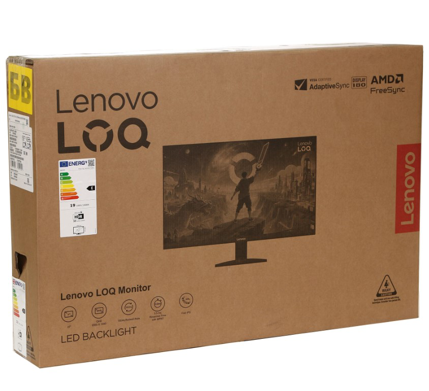 Монитор 27" Lenovo LOQ 27Q-10 68F3GACBEU Lunar Grey