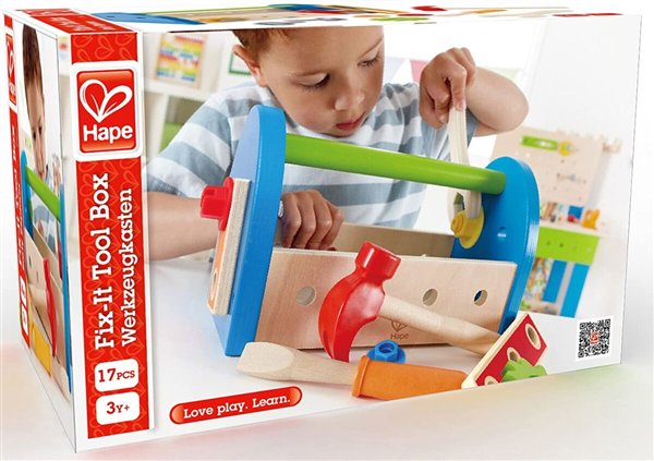 Развивающая игрушка Hape Коробка игрушечных инструментов - ForteMarket Развивающая игрушка Hape Коробка игрушечных инструментов купить,0