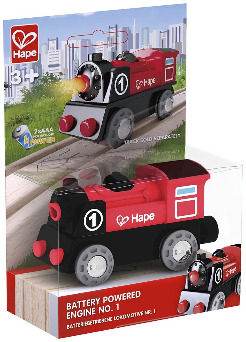 Набор Паровоз со светом Hape E3703_HP купить,NaN