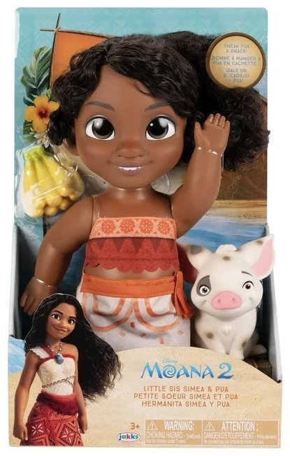Кукла коллекционная Disney Moana 2 Little Sis Simea & Pua Моана 2 младшая сестра Симеа 28 см купить,NaN