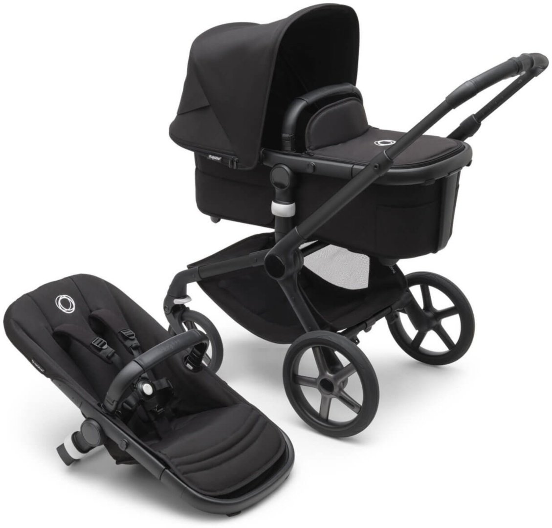 Коляска 2в1 Bugaboo Fox 5 complete BLACK/MIDNIGHT BLACK-MIDNIGHT BLACK
