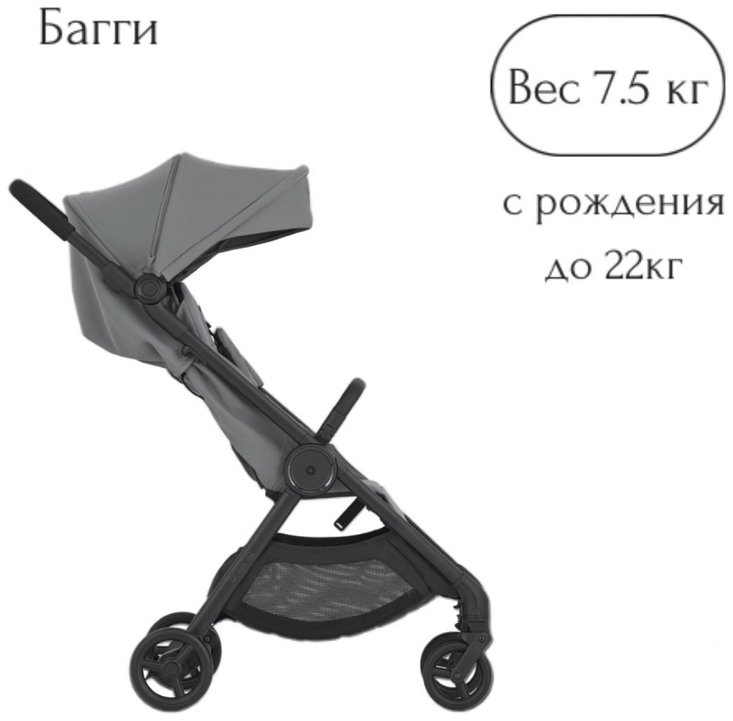 Коляска трансформер Anex IQ Basic Loft, серый