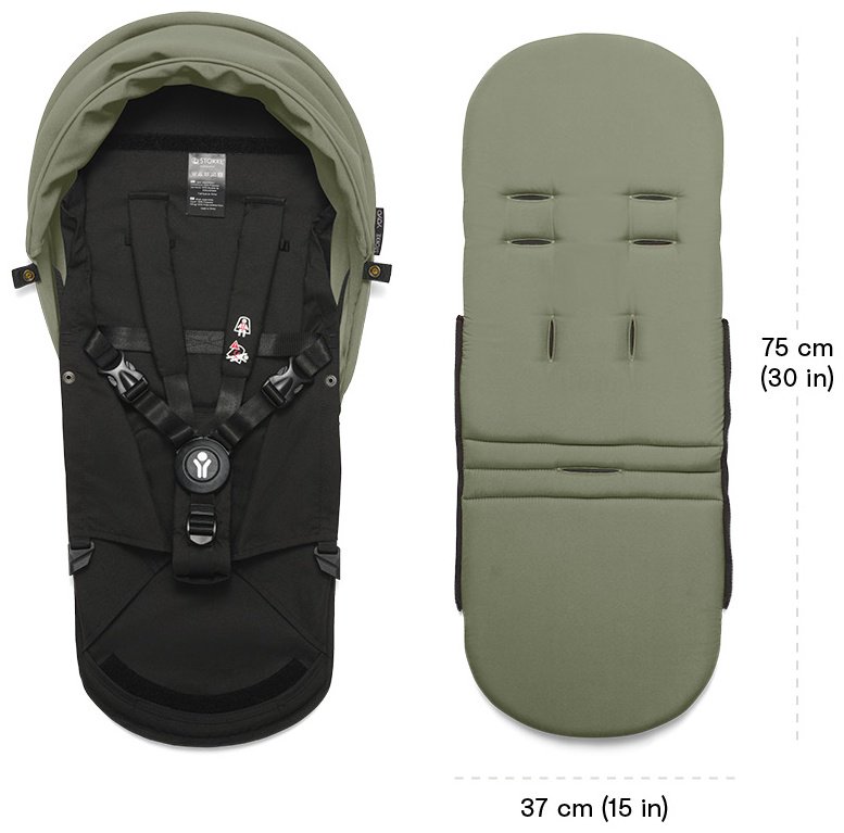 Коляска универсальная 2 в 1 BABYZEN YOYO3 646002, салатовый купить,325190