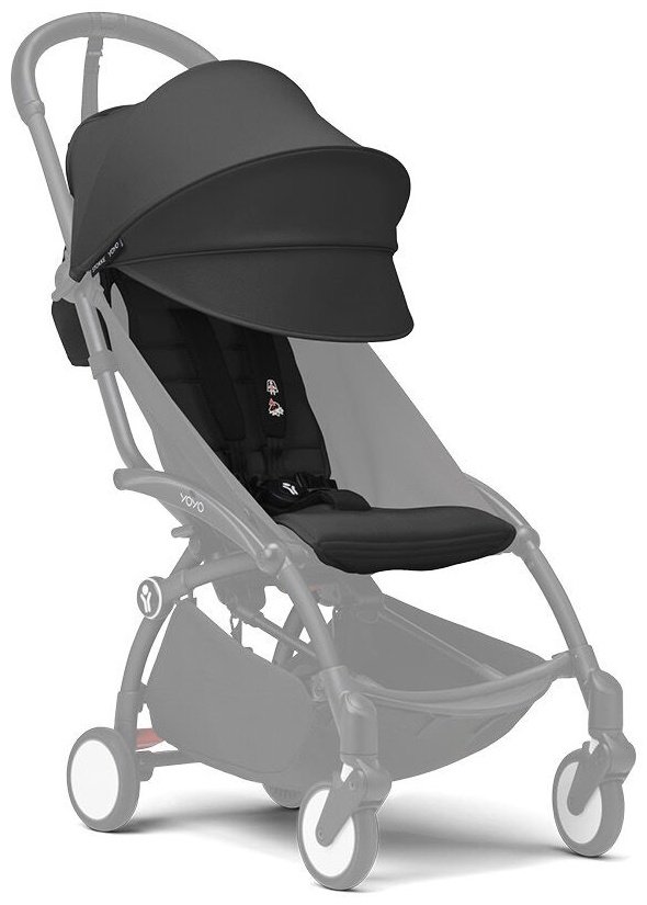 Коляска универсальная 2 в 1 Stokke 646001646403646203, белый, черный