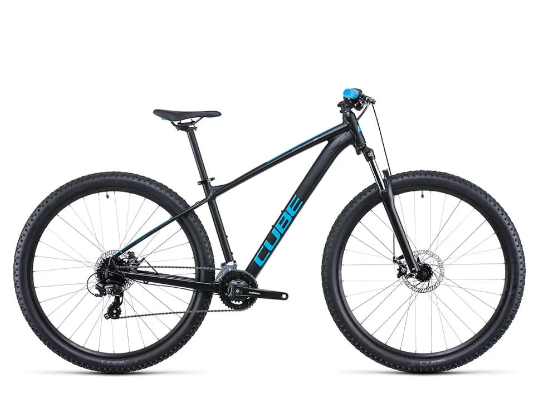 Велосипед Cube Aim 27,5" S-16 2022 598000 черно-синий купить,NaN