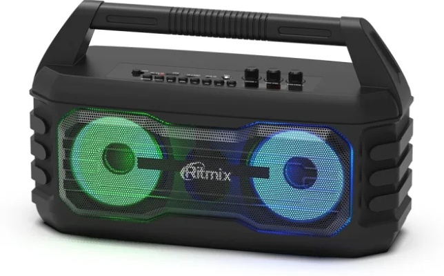 Портативная колонка Ritmix SP-610B черная купить,NaN