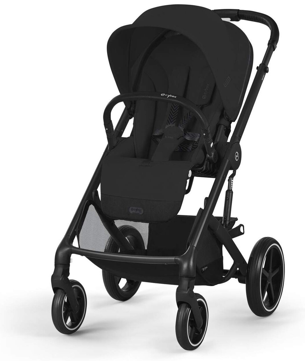 Коляска прогулочная Cybex Balios S Lux BLK Moon Black, черный купить,NaN