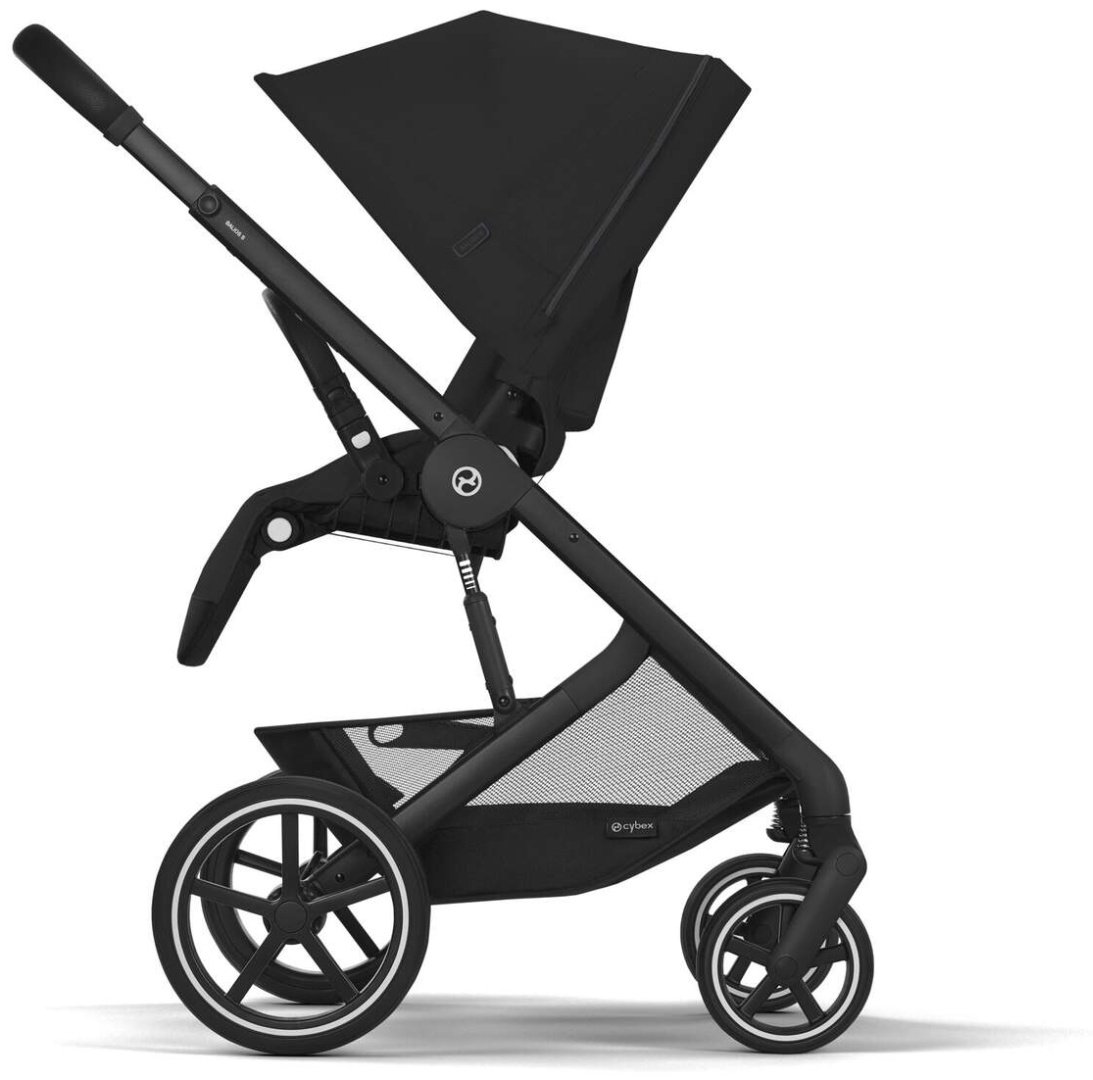 Коляска прогулочная Cybex Balios S Lux BLK Moon Black, черный купить,NaN