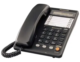 Проводной телефон Panasonic KX-TS2365RUB черный купить,NaN