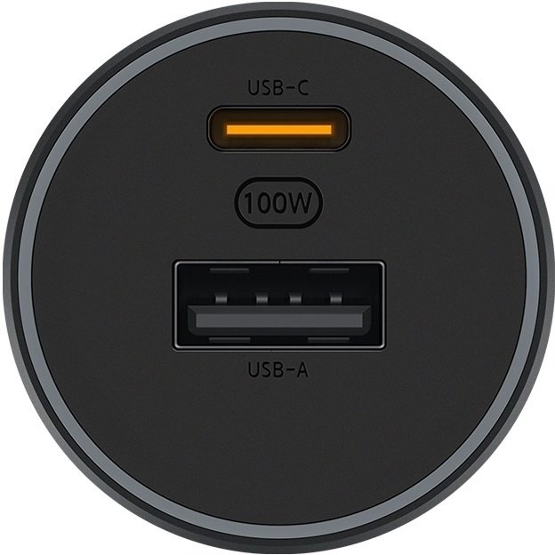 Автомобильное зарядное устройство Xiaomi Car Charger 100W CC07ZM черное купить,0