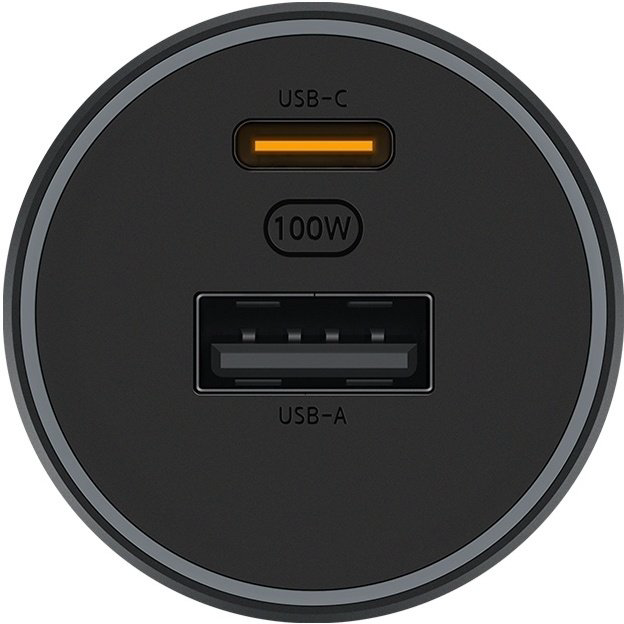 Автомобильное зарядное устройство Xiaomi Car Charger 100W CC07ZM черное купить,NaN