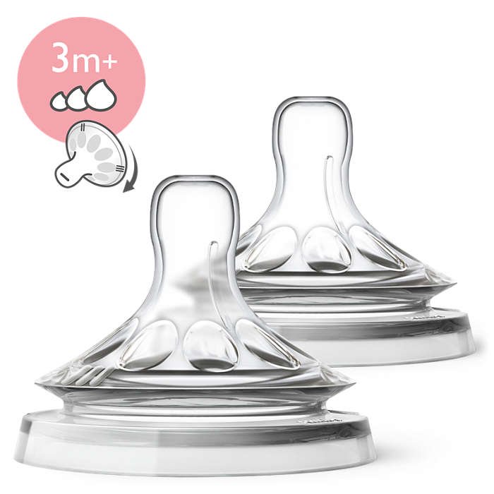 Соски Avent Natural SCF045/27 с переменным потоком 2шт купить,NaN