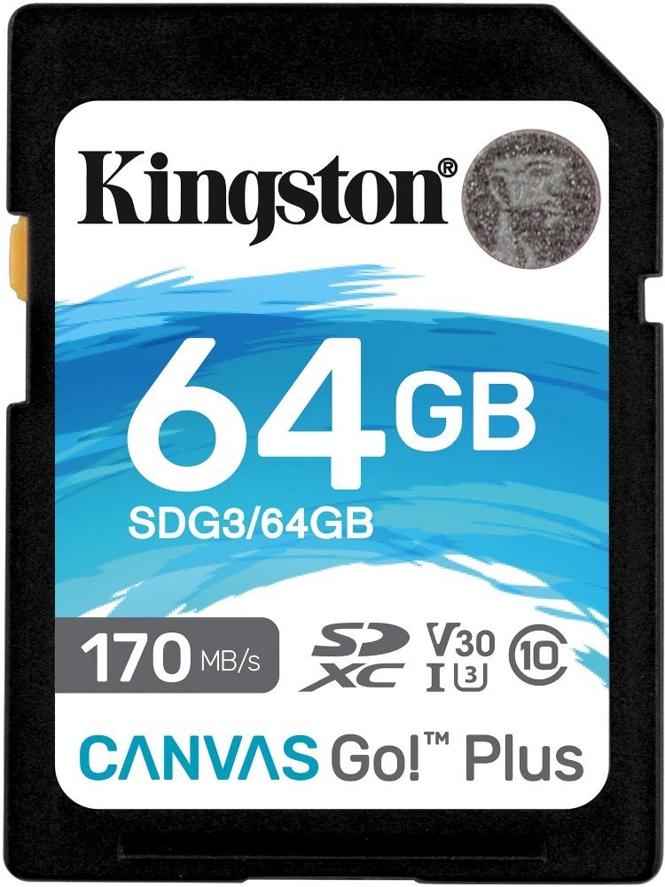 Карта памяти Kingston Canvas Go! Plus SDG3/64GB 64Gb