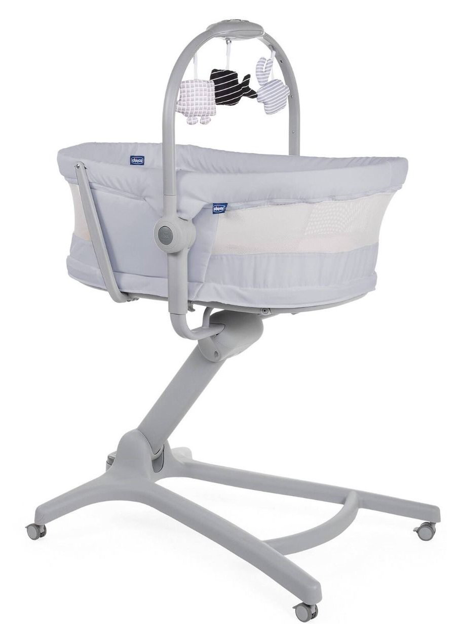 Кроватка-стульчик Chicco Baby Hug Air 4в1 Stone серая купить,NaN