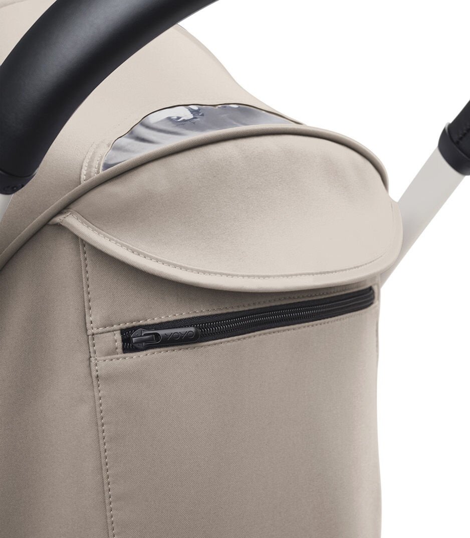 Коляска универсальная 2 в 1 Stokke 646001646404646204, белый, светло-коричневый купить,NaN