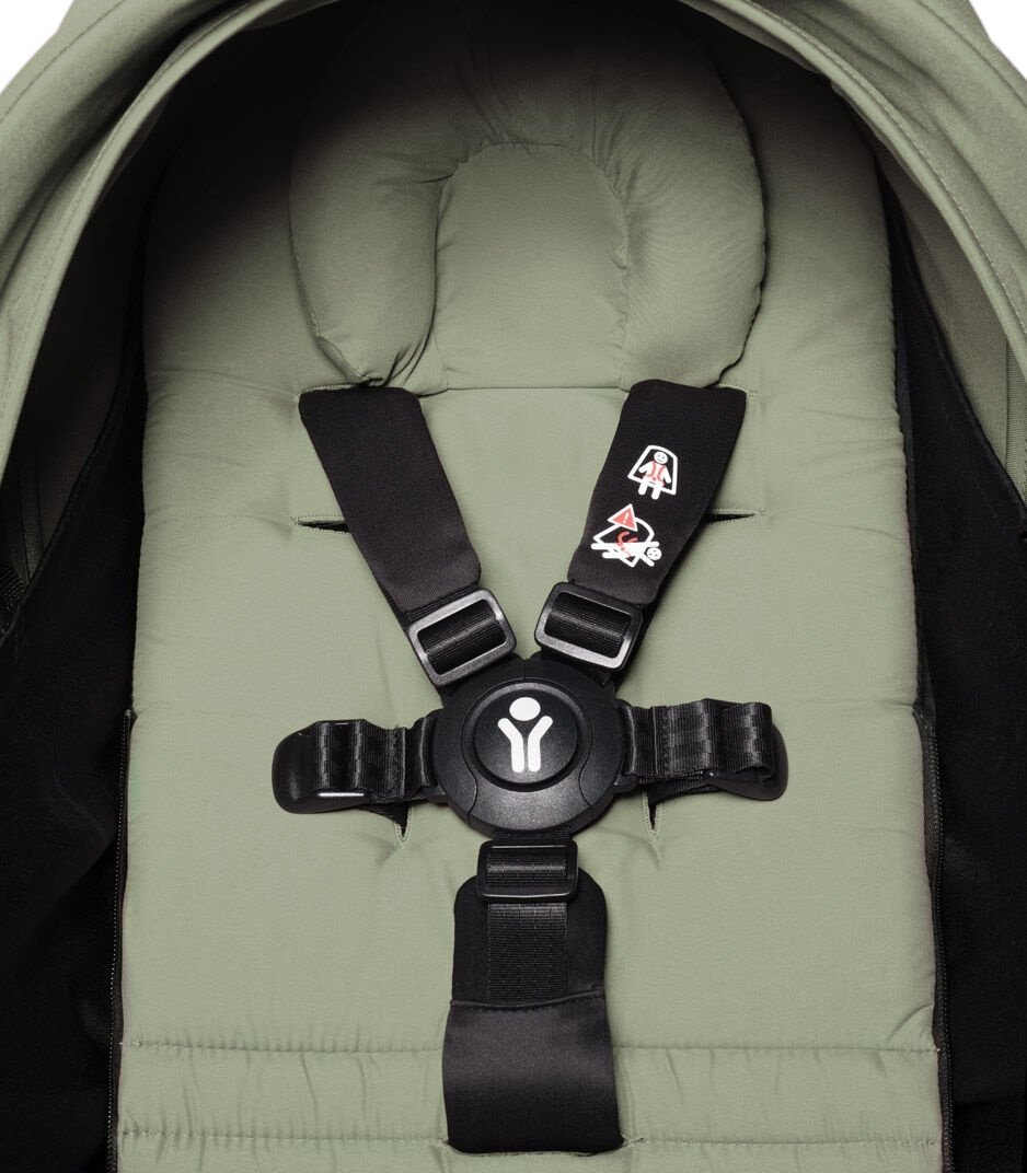 Коляска универсальная 2 в 1 Stokke 646001646411646211, белый, оливковый купить,NaN