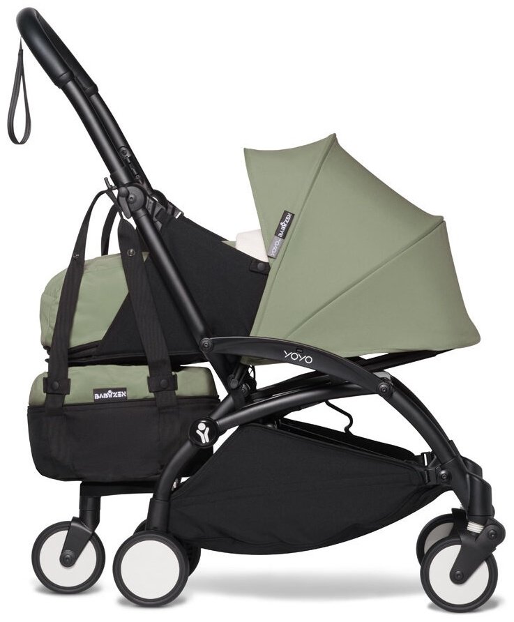 Коляска универсальная 2 в 1 Stokke 646001646411646211, белый, оливковый купить,NaN