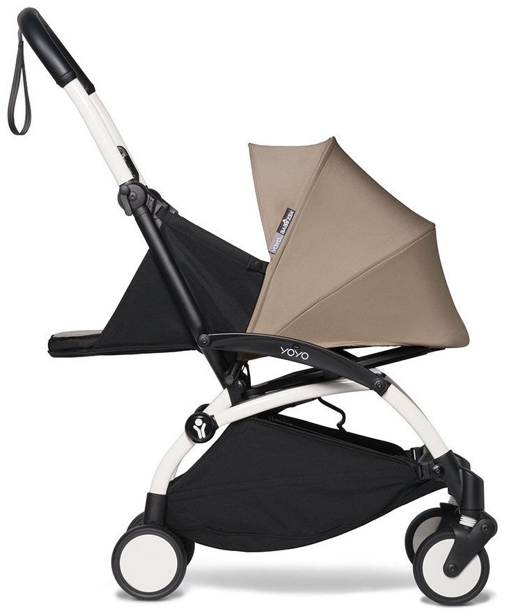 Коляска универсальная 2 в 1 Stokke 646001646404646204, белый, светло-коричневый купить,NaN
