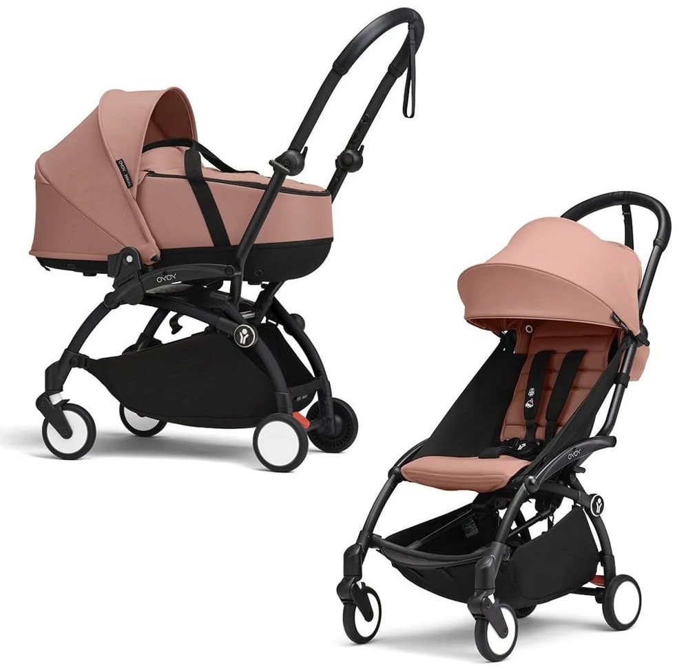 Коляска универсальная 2 в 1 Stokke YOYO3 646002/646406/646306, розовый