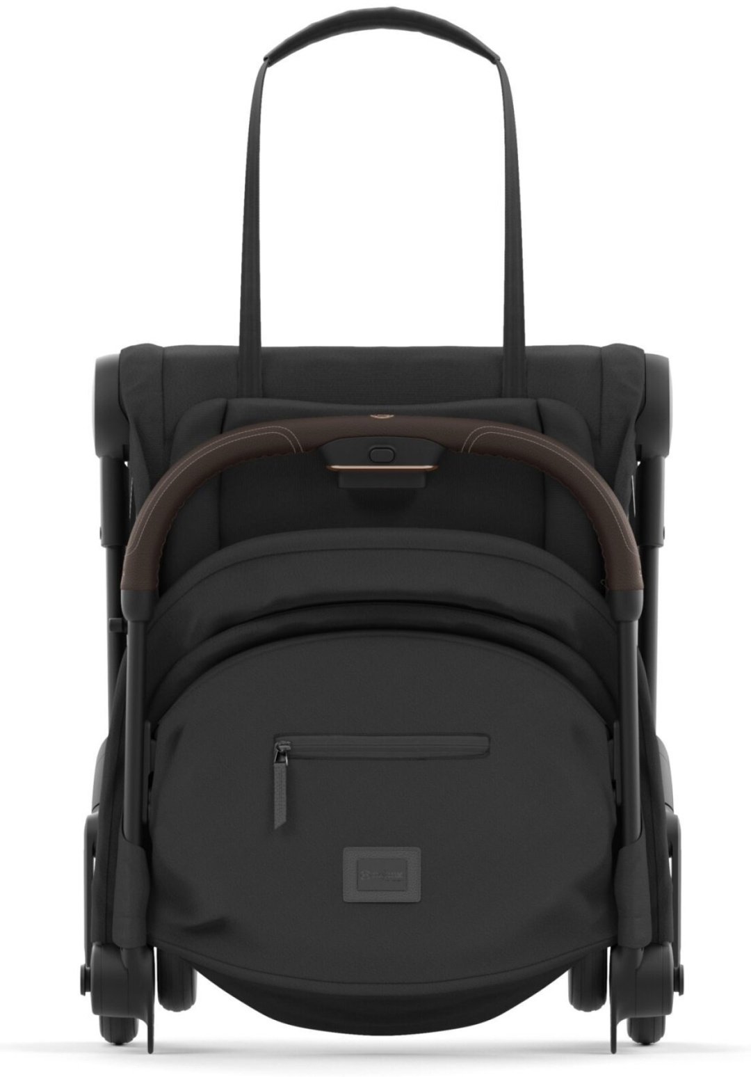 Коляска прогулочная Cybex Coya Rosegold Sepia Black с дождевиком и бампером 522005601, черный купить,NaN