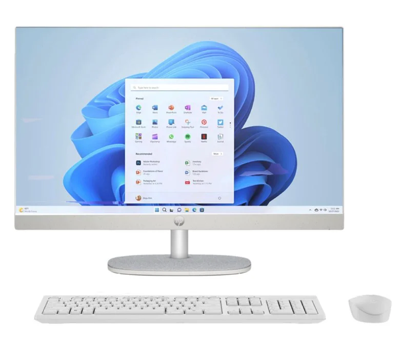Моноблок 27" HP All-in-One 27-cr0083ci D2QE7EA белый