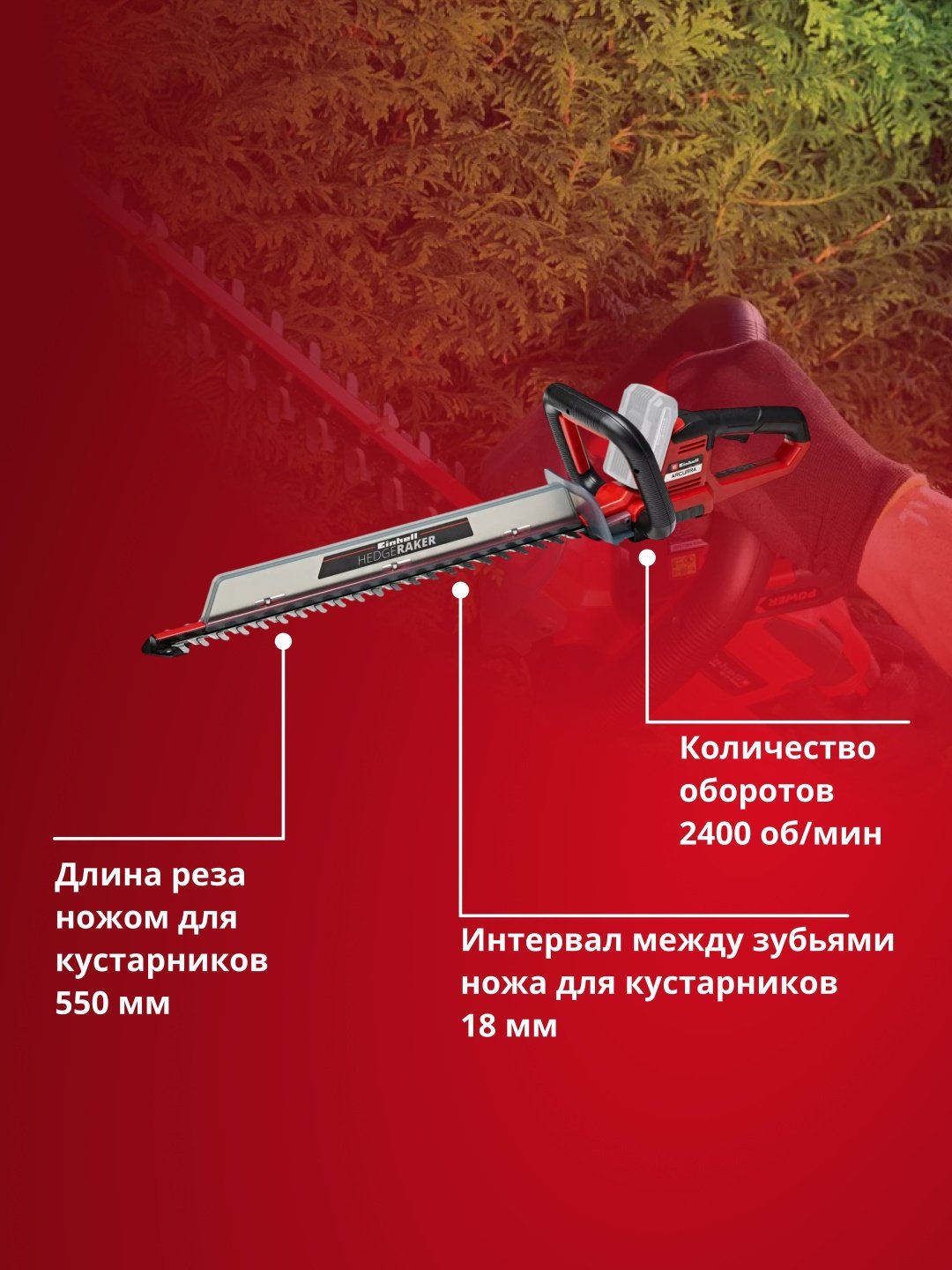 Кусторез Einhell 3410920 купить,55900