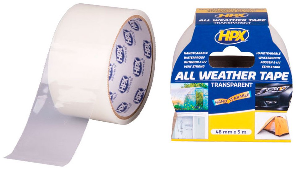 Лента All Weather Tare 48 мм x 25 м прозрачная HPX