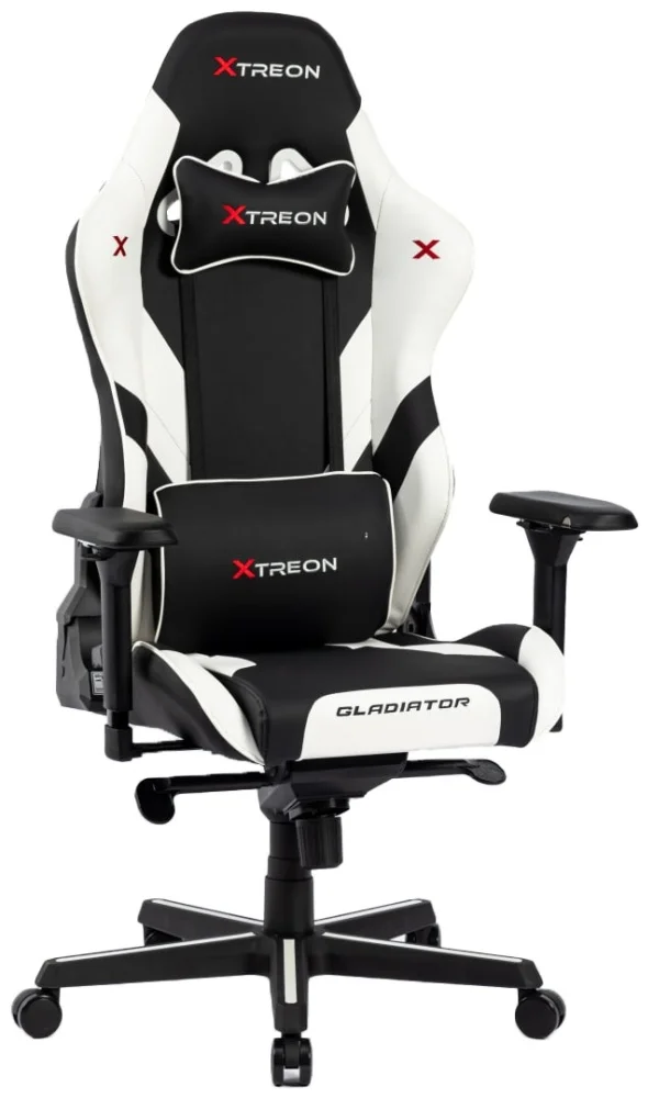 Игровое кресло XtReon Gladiator White Black купить,NaN