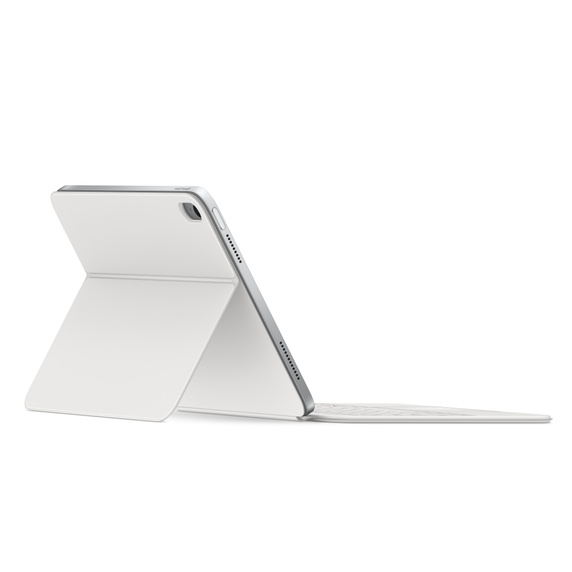 Чехол-клавиатура Apple для планшета Magic Keyboard Folio for iPad 10th generation Russian Model A2695 MQDP3RS/A серебристо-белая