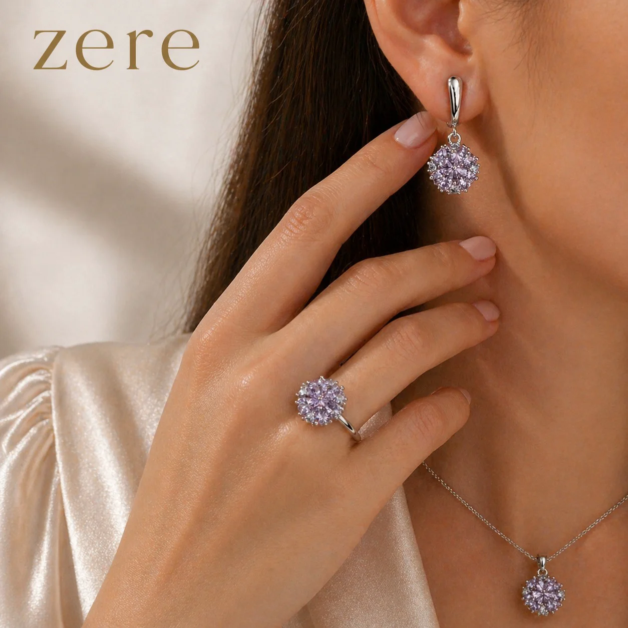 Набор Zere ZR290423 серебро 9.4гр 17р - ForteMarket Набор Zere ZR290423 серебро 9.4гр 17р купить,61800